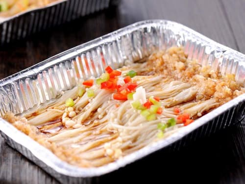 新华锡纸烤金针菇
